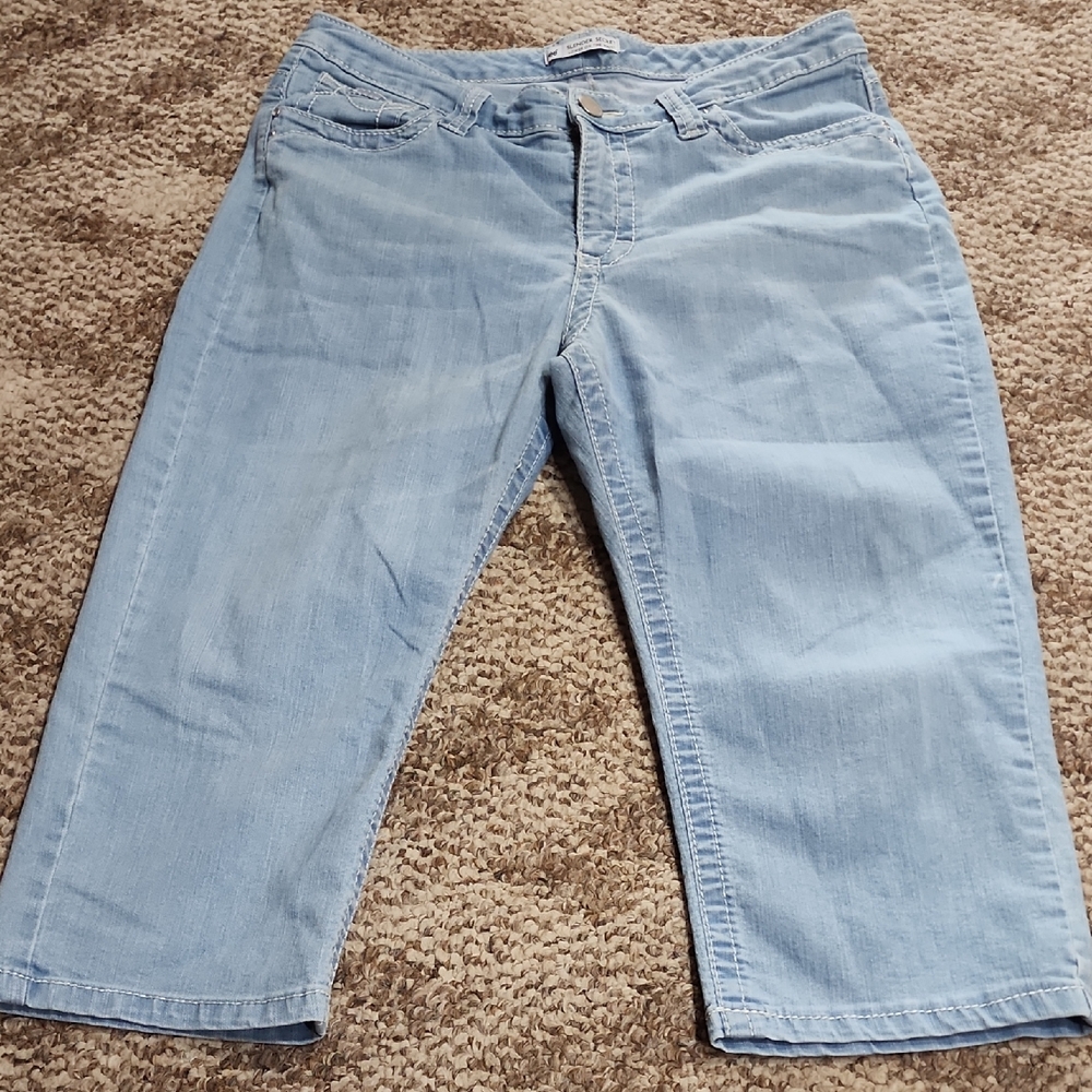 Lee Slender Secret Light Blue Women's Capris